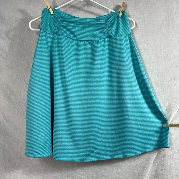 Tranquility Colorado Clothing Athletic Midi Skirt Womens S Ruched Turquoise - Picture 1 of 13